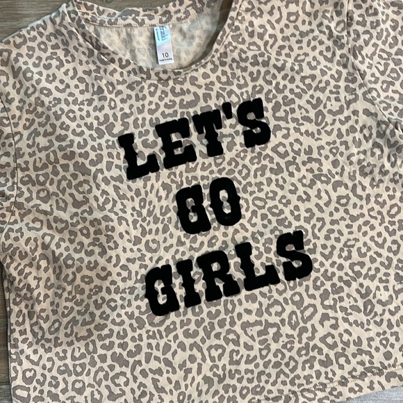 Franki leopard Tshirt size 10 - Picture 2 of 4